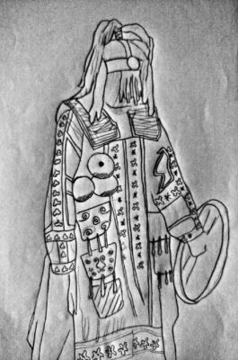 Shaman - drawing Yassine el Azzabi