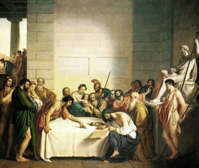 Afbeelding in het Publieke Domein op 24 juni 2026 opgevraagd van https://commons.wikimedia.org/wiki/File:The_selection_of_the_infant_Spartans,_Giuseppe_Diotti.jpg?uselang=en#Licensing