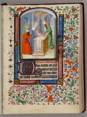 Afbeelding uit het Publieke Domein op 22 juni 2026 opgevraagd van https://commons.wikimedia.org/wiki/File:Circumcision._Huntington_Library.jpg?uselang=nl
