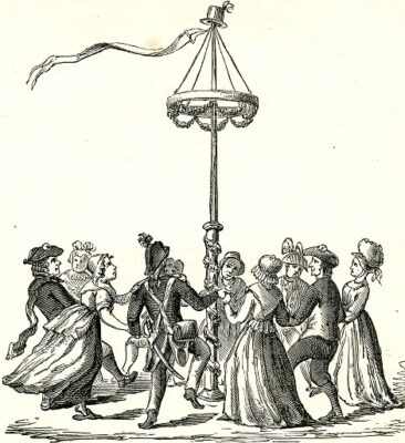 Figuur uit het Publieke Domein ontleend aan https://commons.wikimedia.org/wiki/File:Het_Meifeest,_1798.jpg?uselang=nl#Licentie op 13 jan 26