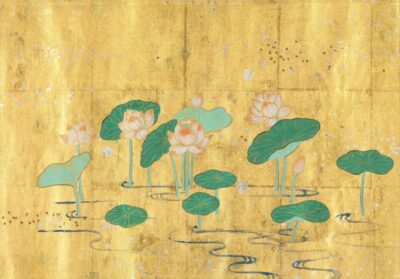 Bron uit het Publieke Domein van de Lotus Soetra “Universal Gateway”, Chapter 25 of the Lotus Sutra, text inscribed by Sugawara Mitsushige, Kamakura period, dated 1257, handscroll; ink, color, and gold on paper, 9 11/16 x 368 1/16 in. (24.6 x 934.9 cm) with mounting, Metropolitan Museum of Art, Upload Date 9 June 2022, Author
File:Sugawara Mitsushige Lotus Sutra, 01.jpg: This file was derived from: Sugawara Mitsushige Lotus Sutra, 01.jpg: