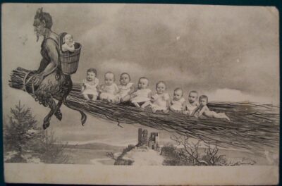 Afbeelding in het Publieke Domein op 17 juni 2026 opgevraagd van https://commons.wikimedia.org/wiki/File:Krampus_1900s_2.jpg?uselang=nl#Licentie