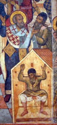Afbeelding in het Publieke Domein op 24 mei 2026 opgevraagd van https://commons.wikimedia.org/wiki/File:Arius_St_Nicolaus.jpg